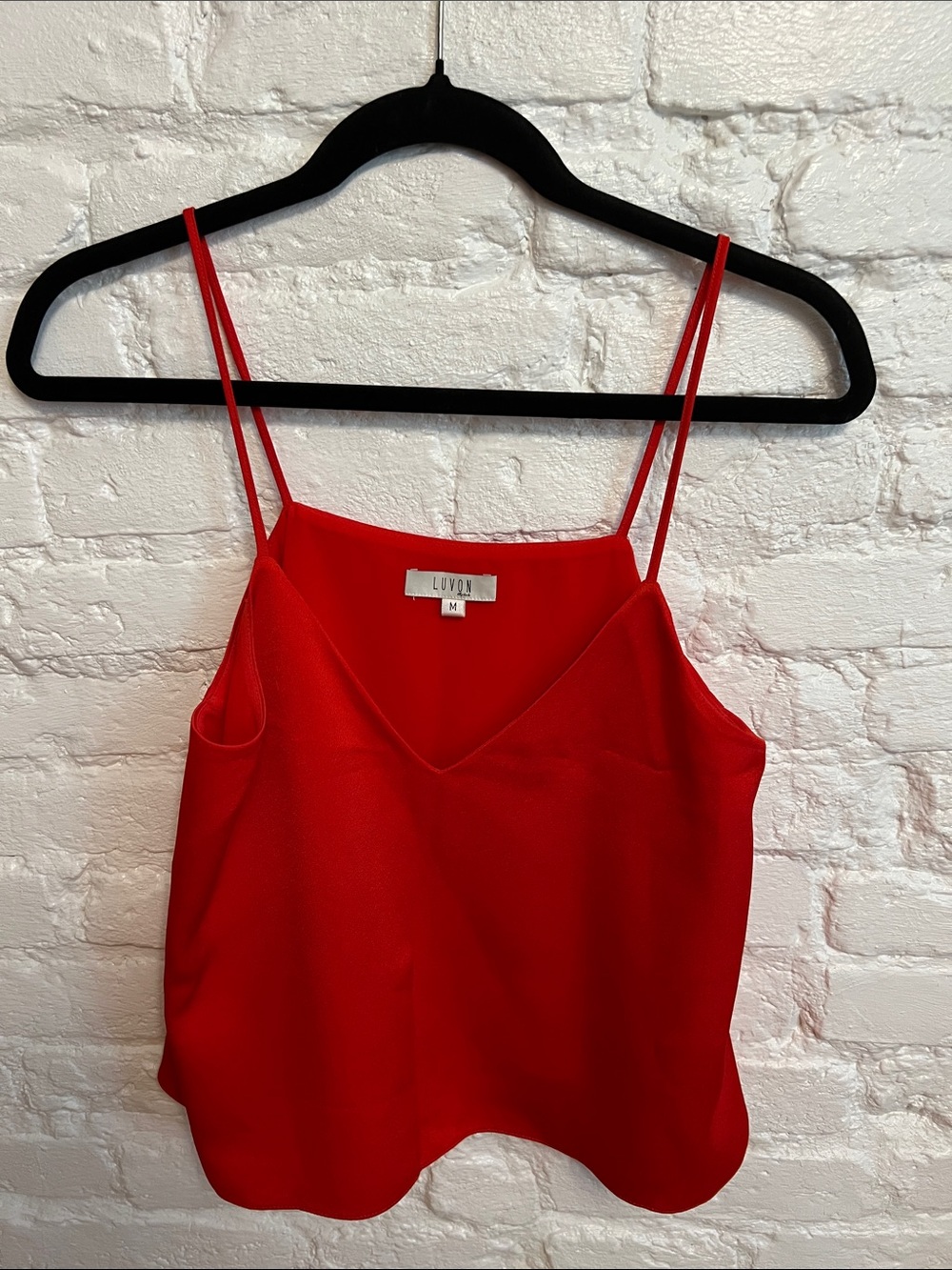 Red Draped Blazer with Single Button and cropped top ( 2 piece set) - Picture 5 of 5